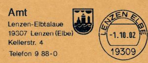 Wappen von Amt Lenzen-Elbtalaue