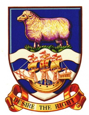 National arms of the Falkland Islands
