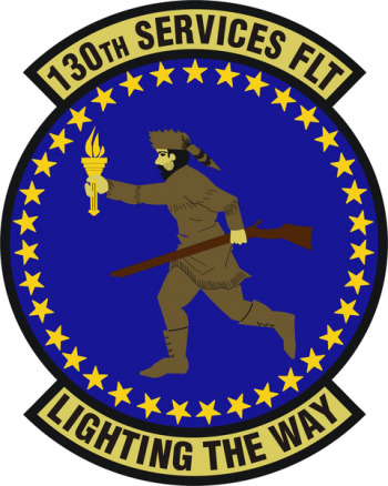 Coat of arms (crest) of the 130th Services Flight, West Virginia Air National Guard