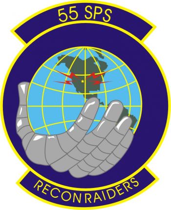 Coat of arms (crest) of the 55th Security Forces Squadron, US Air Force
