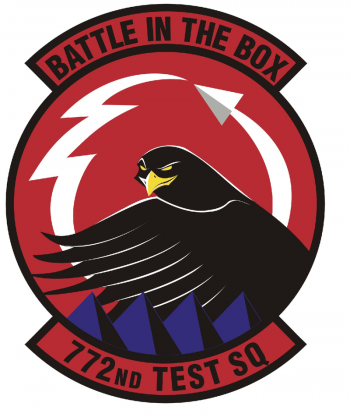 Coat of arms (crest) of the 772nd Test Squadron, US Air Force