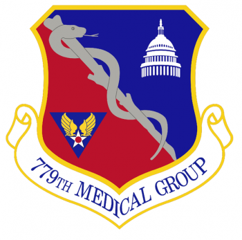 Coat of arms (crest) of the 779th Medical Group, US Air Force