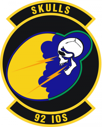 Coat of arms (crest) of the 92nd Information Operations Squadron, US Air Force