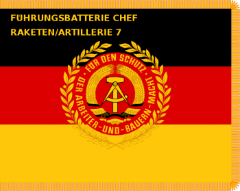 Colour of the Headquarters Battery Commander Rocket Artillery 7, NVA