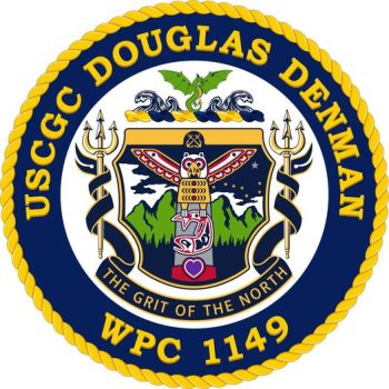 Coat of arms (crest) of the USCGC Douglas Denman (WPC-1149)