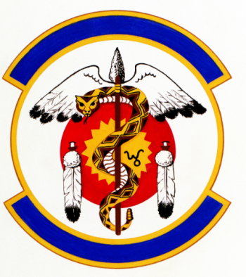 Coat of arms (crest) of the 153rd Tactical Clinic, Wyoming Air National Guard