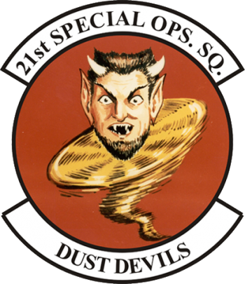 Coat of arms (crest) of the 21st Special Operations Squadron, US Air Force