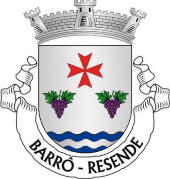 Brasão de Barrô (Resende)/Arms (crest) of Barrô (Resende)