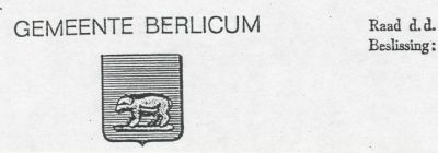 Wapen van Berlicum/Arms of Berlicum