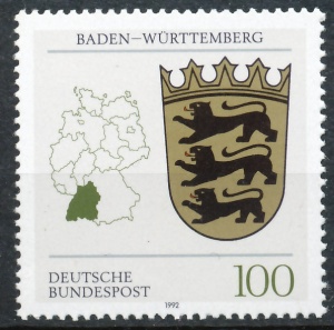 Baden-Württemberg - Wappen von Baden-Württemberg (Coat of arms (crest) of  Baden-Württemberg)