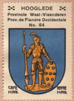 Wapen van Hooglede/Arms (crest) of Hooglede