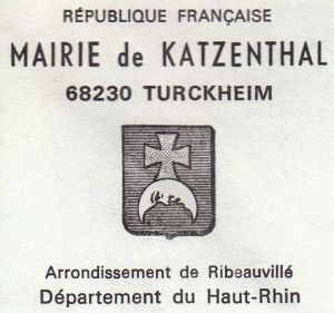 Blason de Katzenthal/Coat of arms (crest) of {{PAGENAME