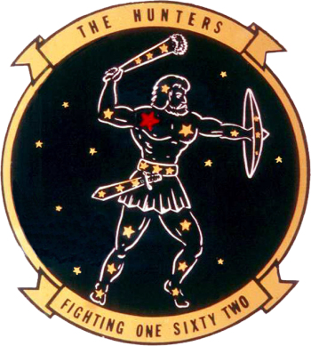Coat of arms (crest) of the VF-162 The Hunters, US Navy
