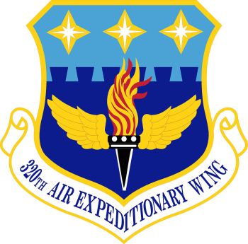 Coat of arms (crest) of the 320th Air Expeditionary Wing, US Air Force