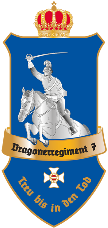 Coat of arms (crest) of the Class of 2021 Dragoner Regiment Herzog von Lothringen Nr 7