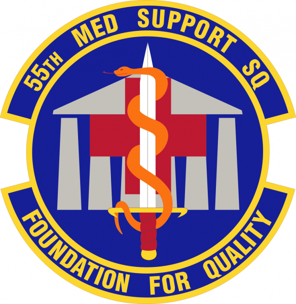 File:55th Medical Support Squadron, US Air Force.png