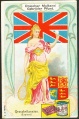 Arms, Flags and Folk Costume trade card