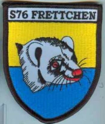 Coat of arms (crest) of the Fast Missile Boat Frettchen (S-76), German Navy