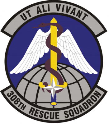 Coat of arms (crest) of the 308th Rescue Squadron, US Air Force