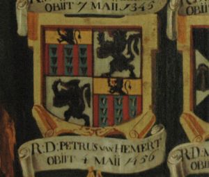 Arms of Petrus van Hemert