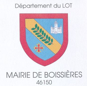 Blason de Boissières (Lot)