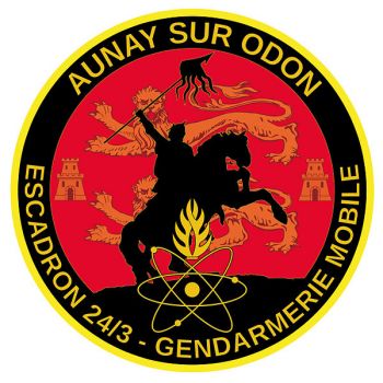 Coat of arms (crest) of the Mobile Gendarmerie Squadron 24-3, France