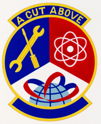 Coat of arms (crest) of the 1st Component Repair Squadron, US Air Force