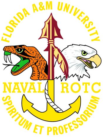 Coat of arms (crest) of the Florida A&M Naval Reserve Officer Training Corps, USA