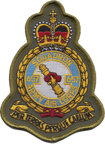 Coat of arms (crest) of the No 657 Squadron, AAC, British Army
