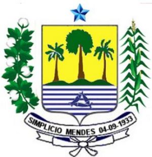 Brasão de Simplício Mendes/Arms (crest) of Simplício Mendes
