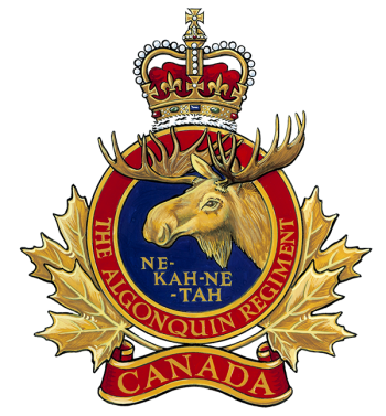 Coat of arms (crest) of the The Algonquin Regiment, Canadian Army