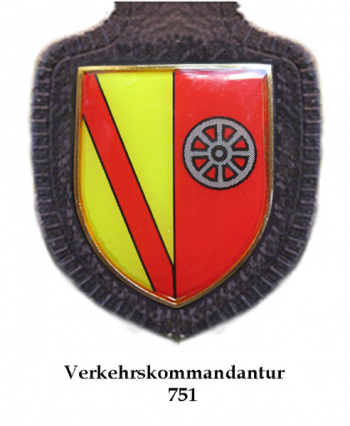 Coat of arms (crest) of the Traffic Command 751, German Army
