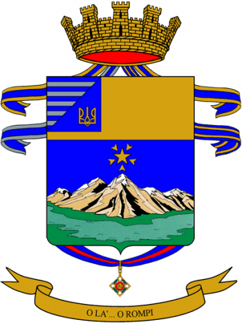 Coat of arms (crest) of 8th Alpini Regiment, Italian Army