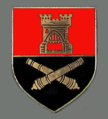Coat of arms (crest) of the Field Artillery Battalion 535, German Army