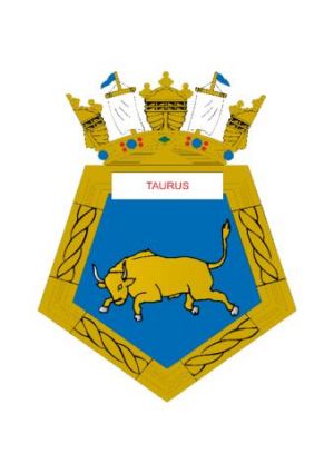 Coat of arms (crest) of the Hydro-oceanographic Ship Taurus, Brazilian Navy