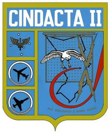Coat of arms (crest) of the Integrated Air Traffic Control and Air Defence Center II, Brazilian Air Force