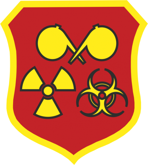 Arms (crest) of NBC Protection Company, North Macedonia