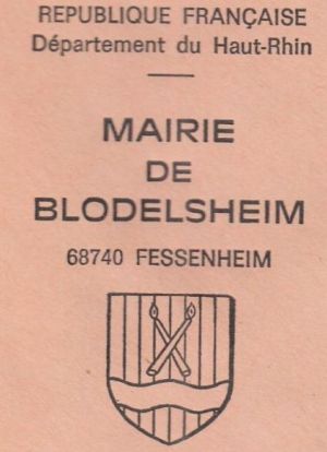 Blason de Blodelsheim