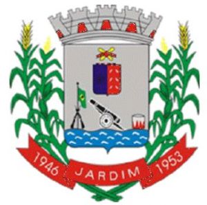 Brasão de Jardim (Mato Grosso do Sul)/Arms (crest) of Jardim (Mato Grosso do Sul)