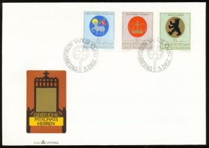 Arms of Liechtenstein (stamps)