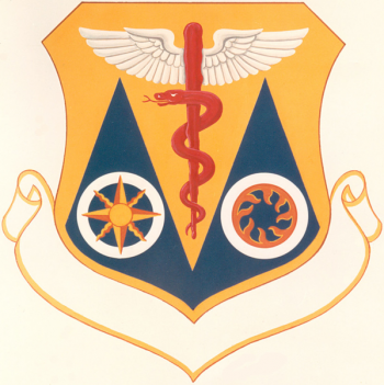 Coat of arms (crest) of the USAF Hospital Vandenberg, US Air Force