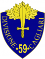 59th Infantry Division Cagliari, Italian Army.png