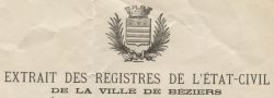 Blason de Béziers/Arms (crest) of Béziers