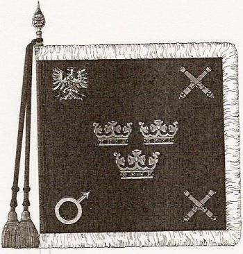 Coat of arms (crest) of 9th Artillery Regiment Bergslagen Artillery Regiment