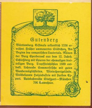 Wappen von Gutenberg (Lenningen)