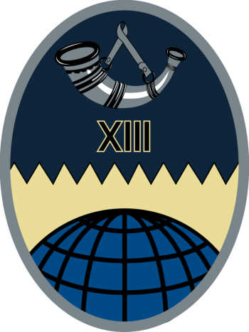 Coat of arms (crest) of the 13th Space Warning Squadron, US Space Force