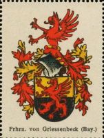 Wappen Freiherren von Griessenbeck