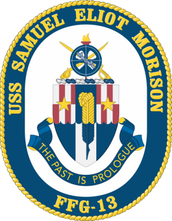 Coat of arms (crest) of the Frigate USS Samuel Eliot Morison (FFG-13)