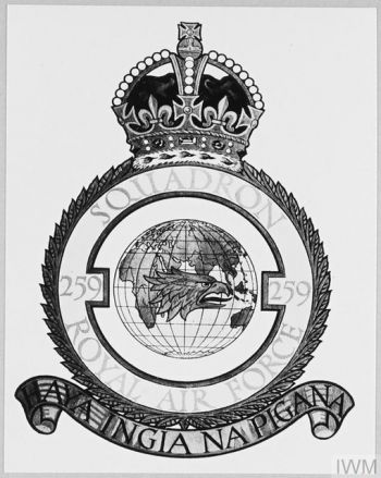 Coat of arms (crest) of the No 259 Squadron, Royal Air Force