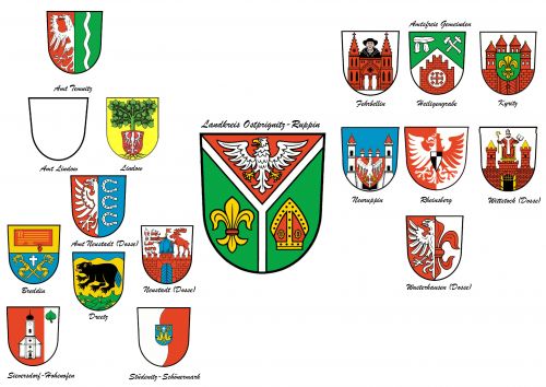 Arms in the Ostprignitz-Ruppin District